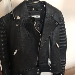 The Arrivals Rainier Leather Jacket XS